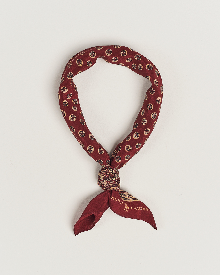 Hombres | Polo Ralph Lauren Printed Bandana Red | Polo Ralph Lauren | Printed Bandana Red