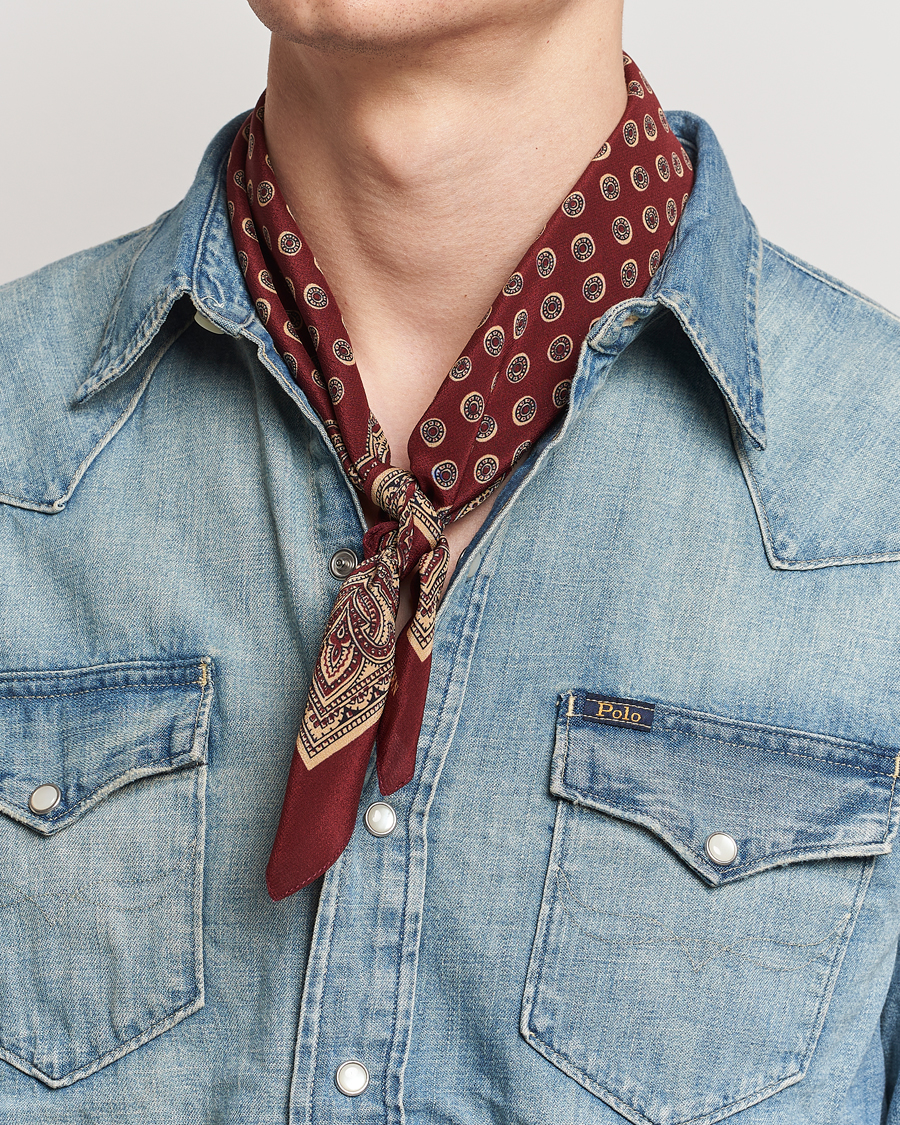 Hombres | Polo Ralph Lauren Printed Bandana Red | Polo Ralph Lauren | Printed Bandana Red