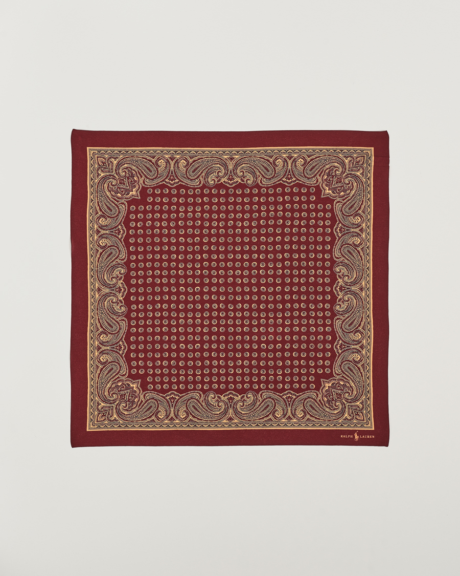 Hombres | Polo Ralph Lauren Printed Bandana Red | Polo Ralph Lauren | Printed Bandana Red