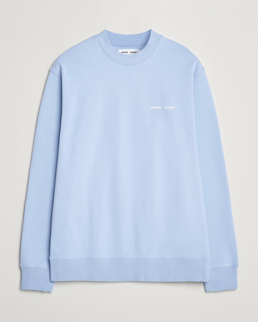 Hombres | Jerséis y prendas de punto | Samsøe Samsøe | Norsbro Crew Neck Sweatshirt Brunnera Blue