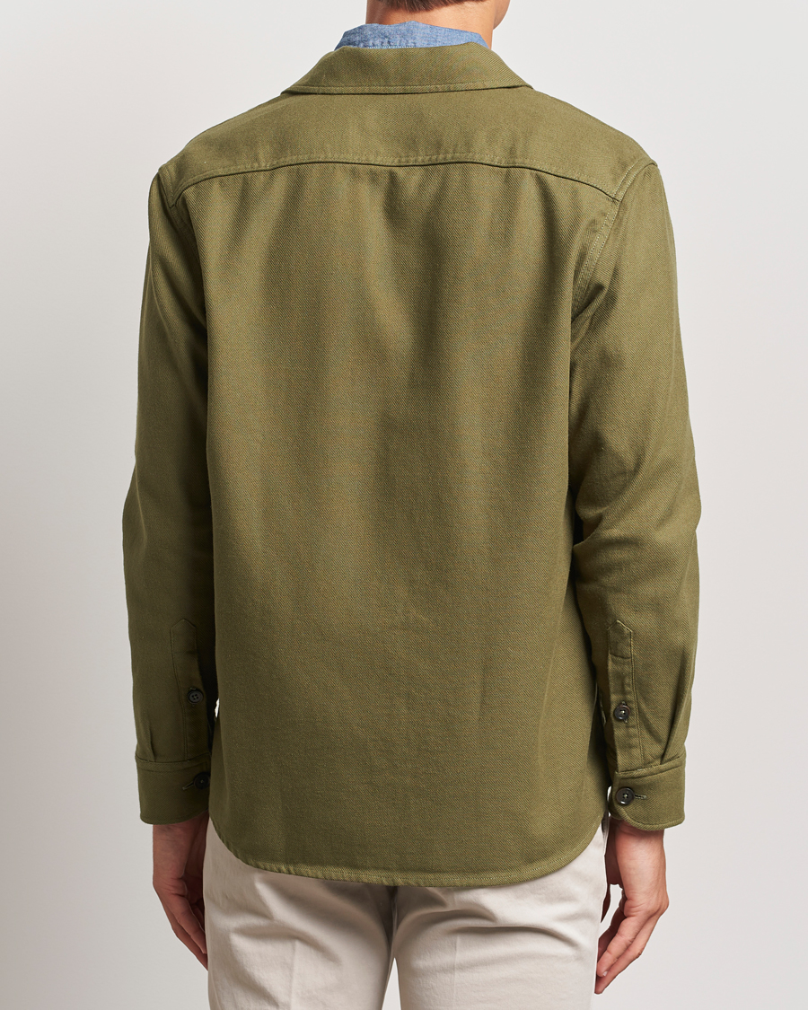 Hombres | Camisas | Grigio | Heavy Twill Overshirt Military