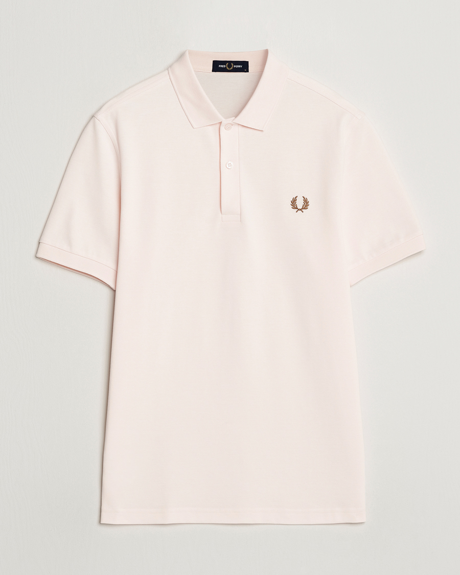 Hombres | Polos | Fred Perry | Plain Polo Shirt Silky Peach