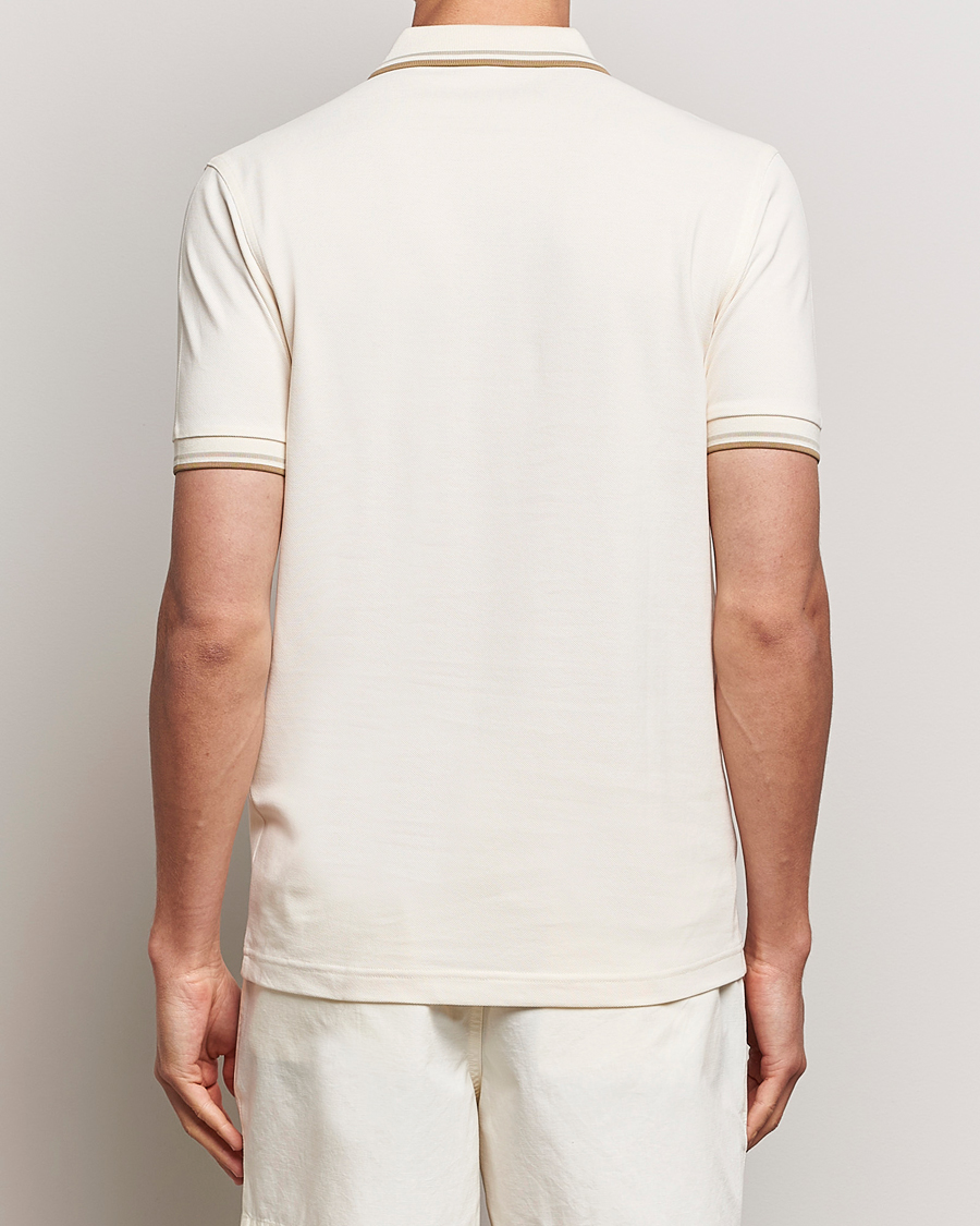 Hombres | Polos | Fred Perry | Twin Tipped Polo Shirt Ecru