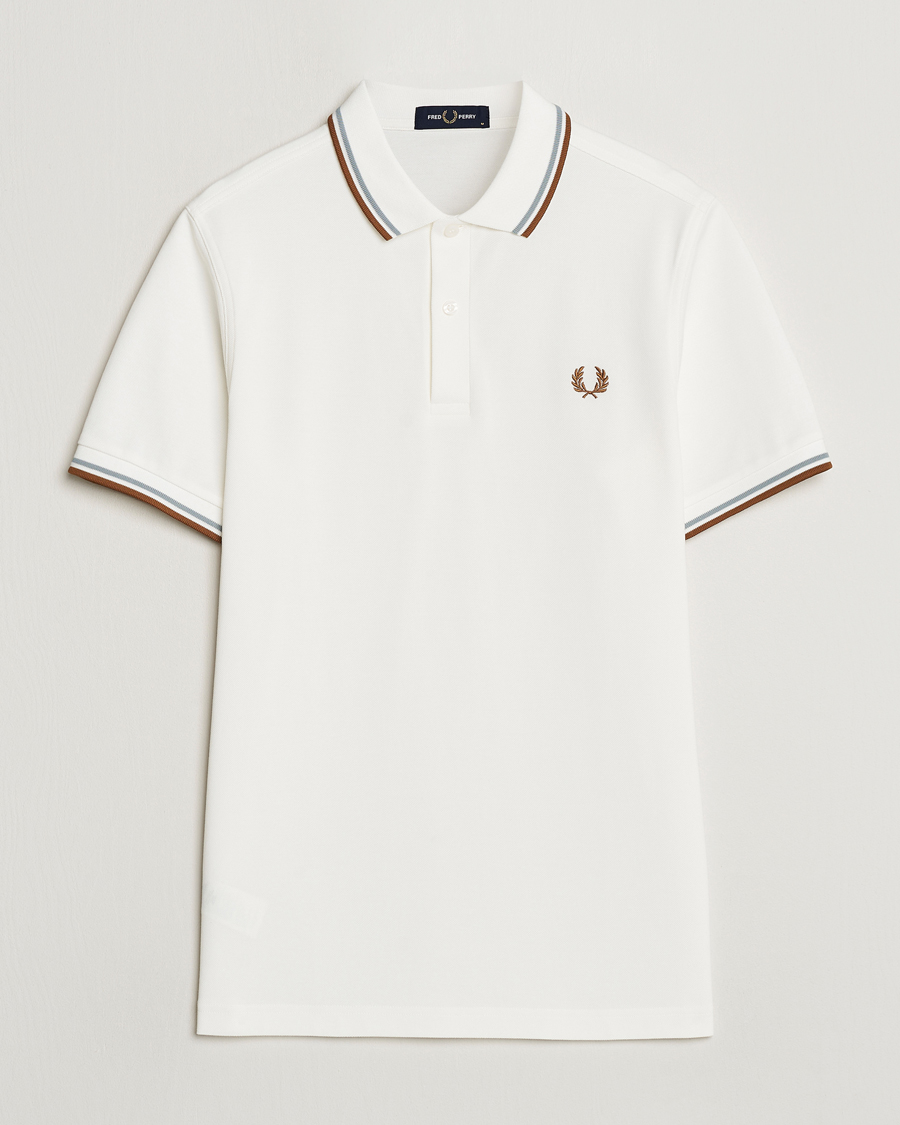 Hombres | Polos | Fred Perry | Twin Tipped Polo Shirt Snow White
