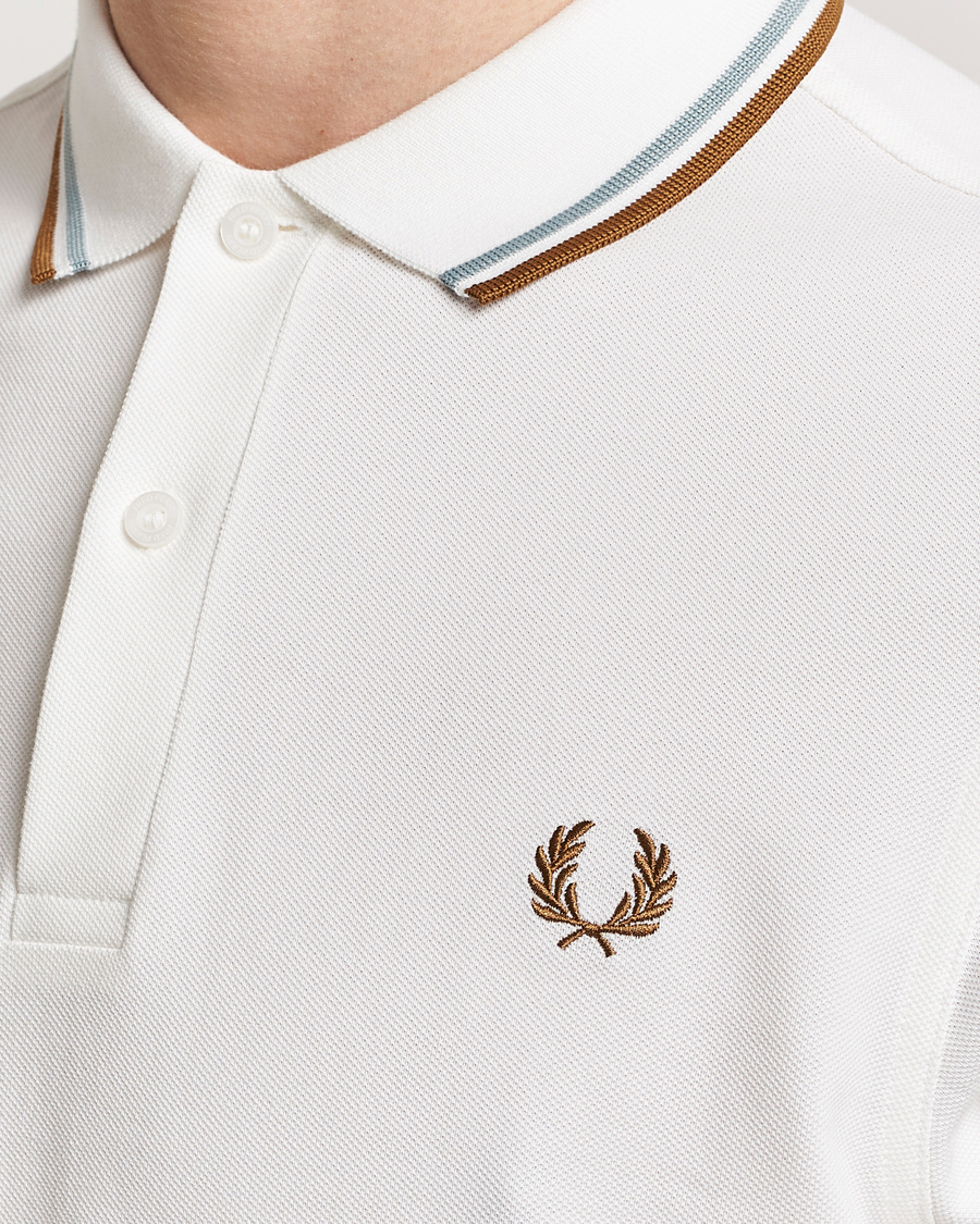 Hombres | Polos | Fred Perry | Twin Tipped Polo Shirt Snow White