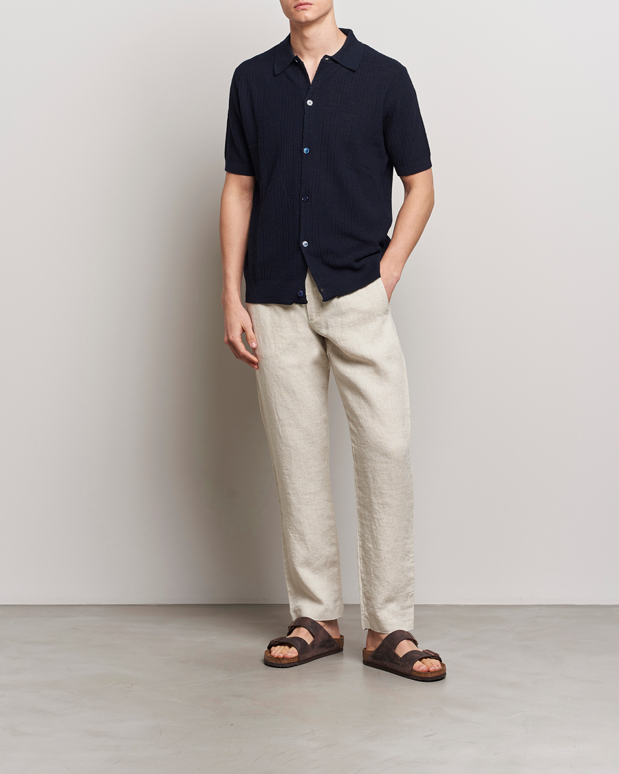 Hombres | Pantalones | NN07 | Theo Linen Trousers Oat