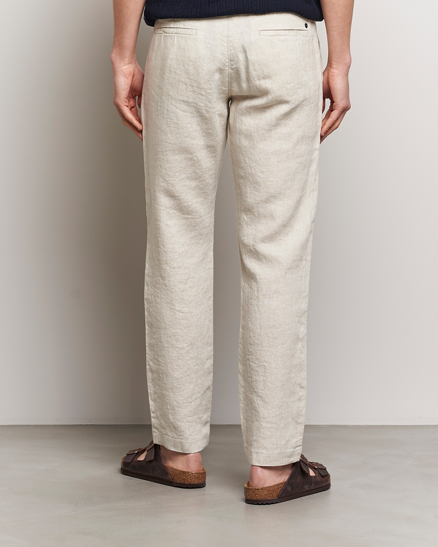 Hombres | Pantalones | NN07 | Theo Linen Trousers Oat