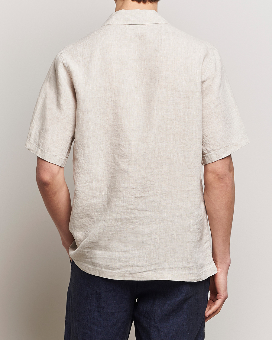 Hombres | Camisas | NN07 | Julio Linen Resort Shirt Oat