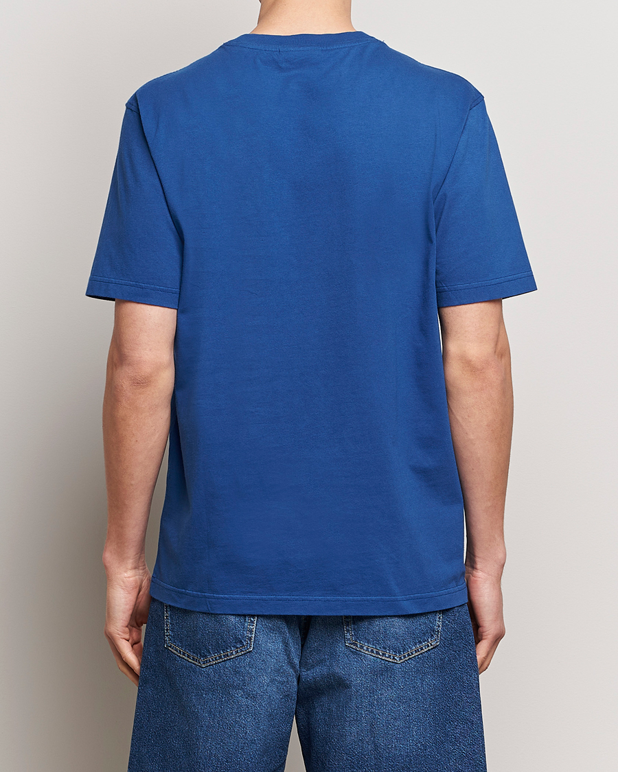 Hombres | Camisetas | NN07 | Adam Printed Crew Neck T-Shirt Blue Quartz
