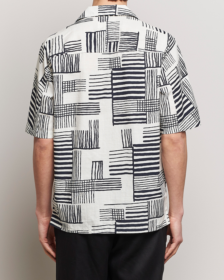 Hombres | Camisas | NN07 | Ole Printed Short Sleeve Shirt Black Multi