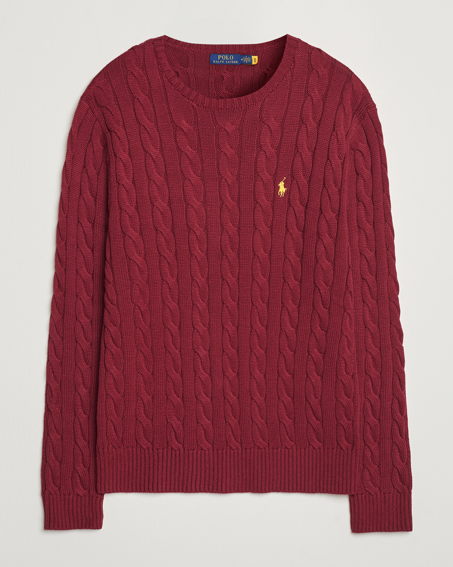 Hombres | Jerséis y prendas de punto | Polo Ralph Lauren | Cotton Cable Pullover Red Carpet