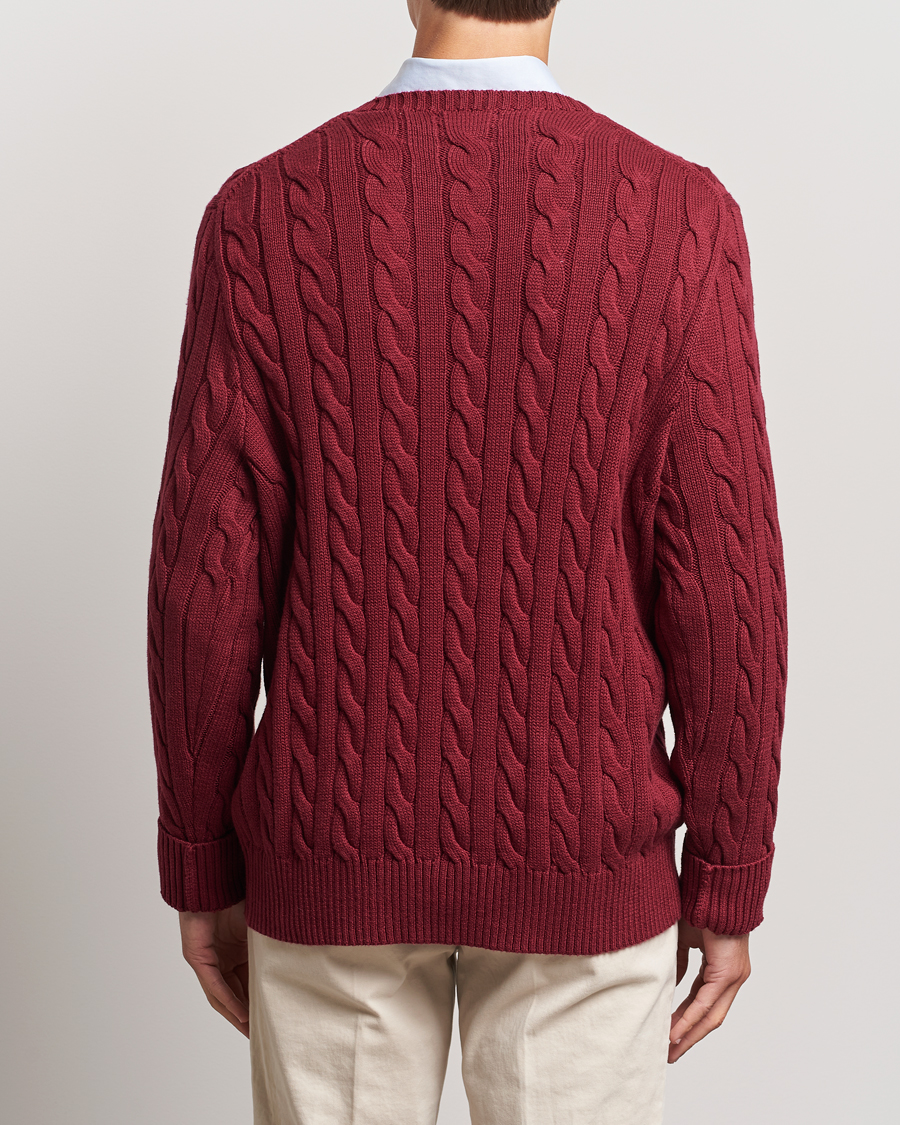 Hombres | Jerséis y prendas de punto | Polo Ralph Lauren | Cotton Cable Pullover Red Carpet