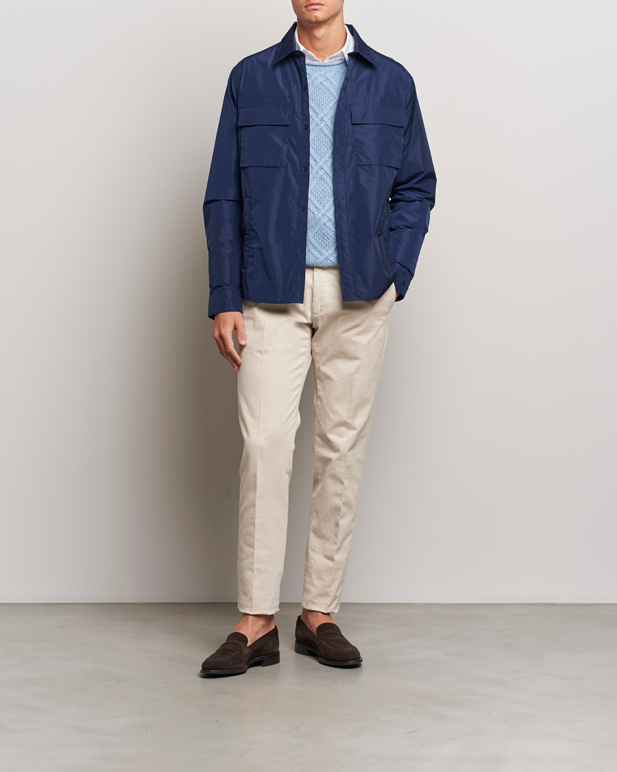 Hombres | Abrigos y chaquetas | Polo Ralph Lauren | Water-Repellent Shirt Jacket Newport Navy