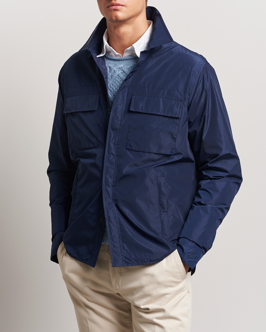 Hombres | Abrigos y chaquetas | Polo Ralph Lauren | Water-Repellent Shirt Jacket Newport Navy