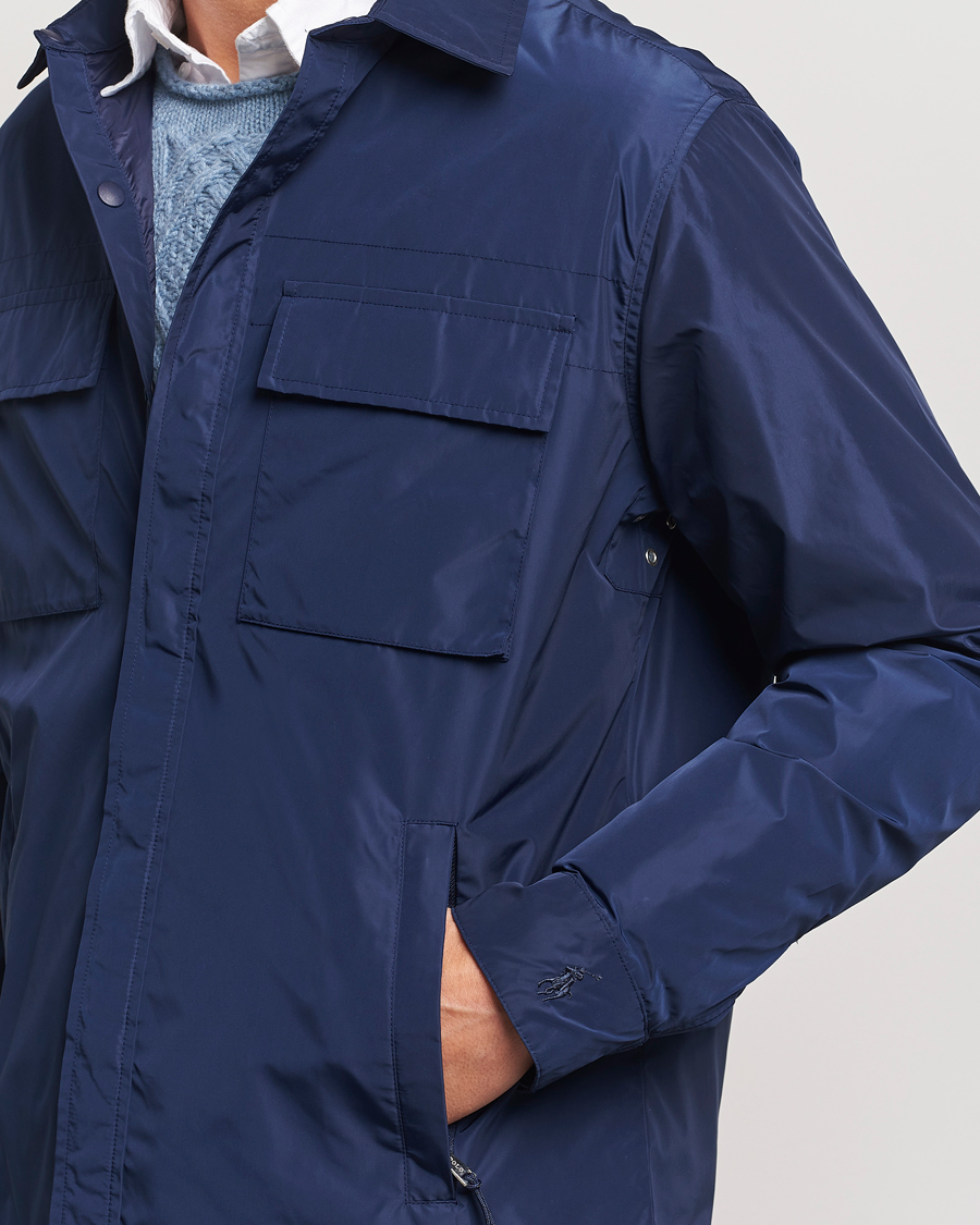 Hombres | Abrigos y chaquetas | Polo Ralph Lauren | Water-Repellent Shirt Jacket Newport Navy