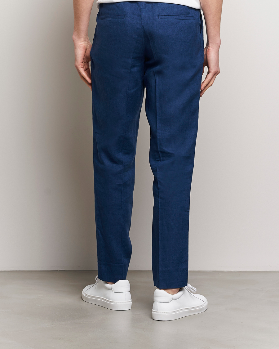 Hombres | Pantalones | J.Lindeberg | Soren Linen Pants Estate Blue