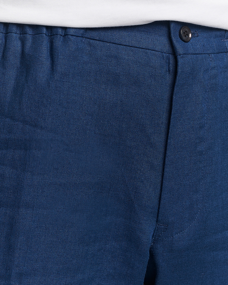 Hombres | Pantalones | J.Lindeberg | Soren Linen Pants Estate Blue
