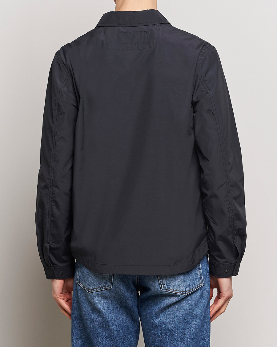 Hombres | Camisas | A Day's March | Buxton Nylon Overshirt Black