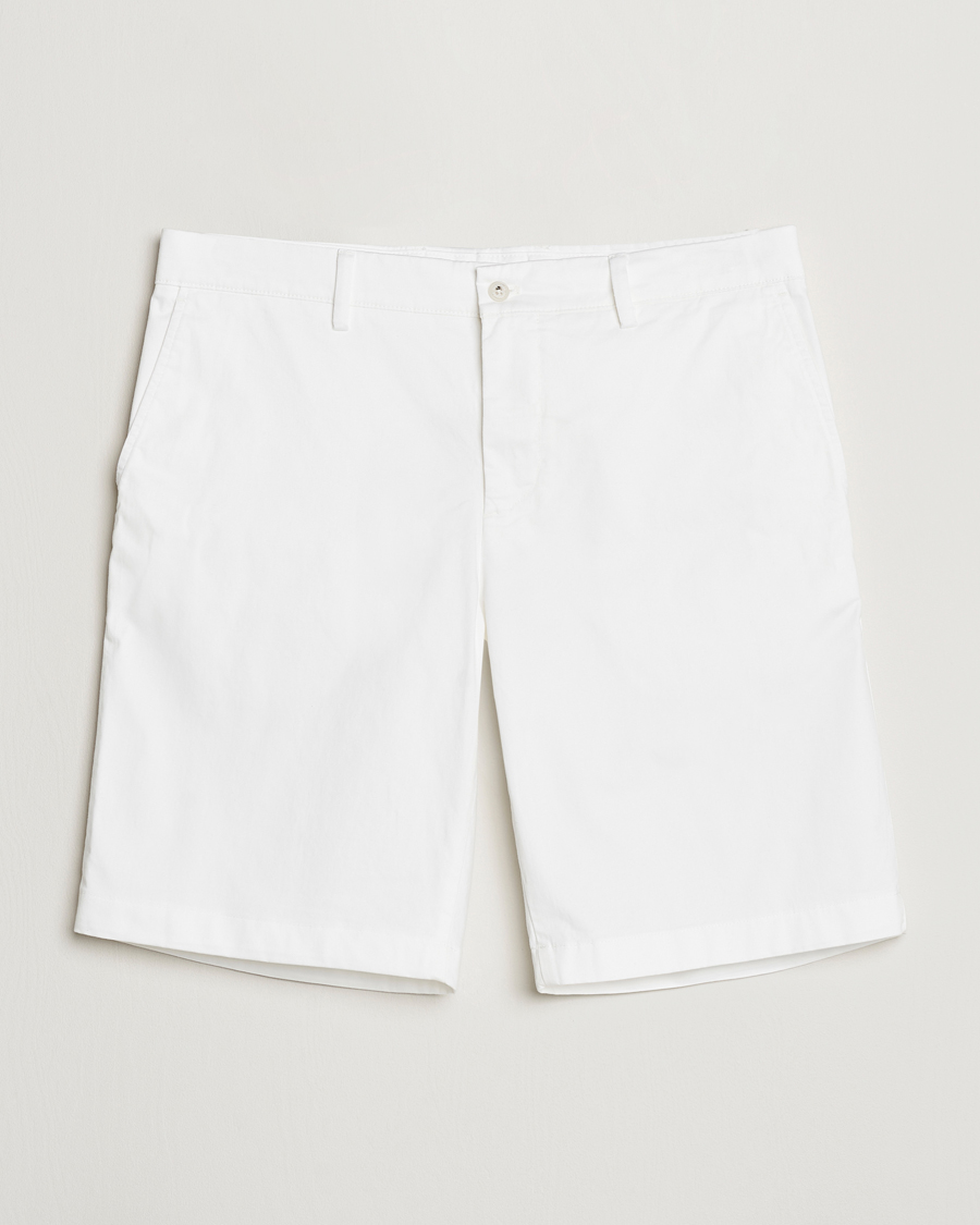 Hombres | Pantalones cortos | J.Lindeberg | Nathan Cloud Satin Shorts White