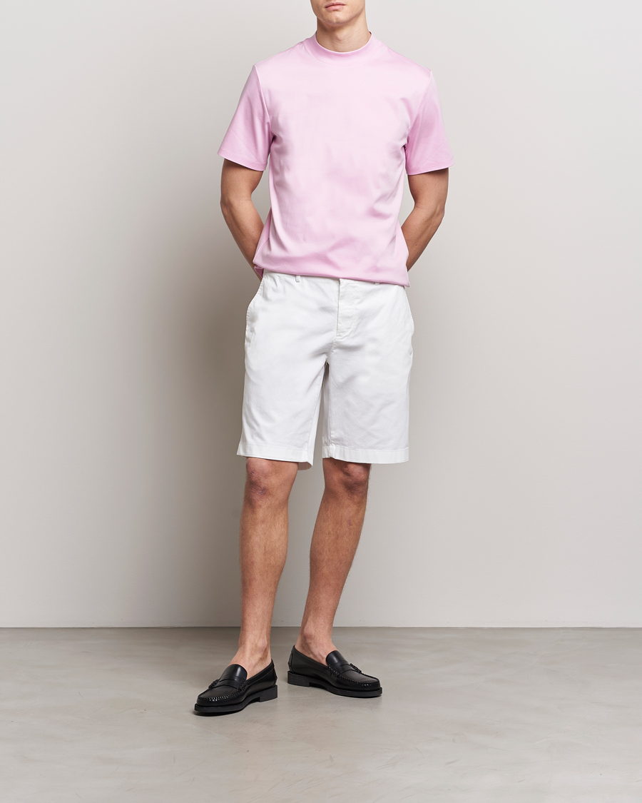 Hombres | Pantalones cortos | J.Lindeberg | Nathan Cloud Satin Shorts White