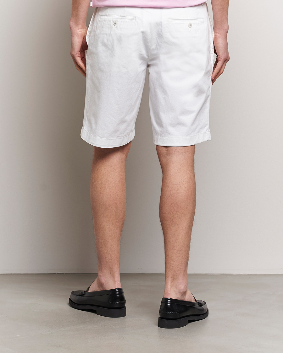 Hombres | Pantalones cortos | J.Lindeberg | Nathan Cloud Satin Shorts White