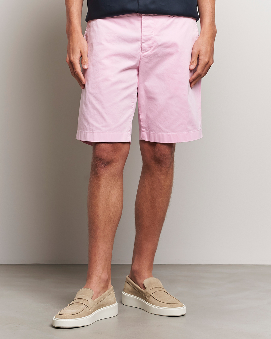 Hombres |  | J.Lindeberg | Nathan Cloud Satin Shorts Pink Lavender