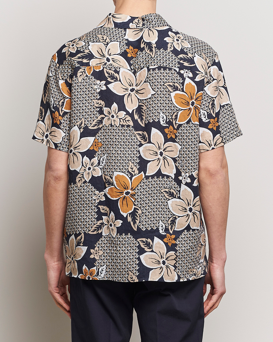 Hombres | Camisas | J.Lindeberg | Elio Linen Island Floral Shirt Island Floral Mix
