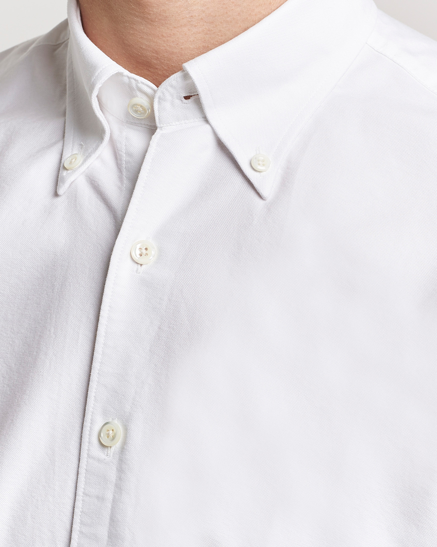 Hombres | Camisas | Oscar Jacobson | Reg Fit BD Casual Oxford Optical White