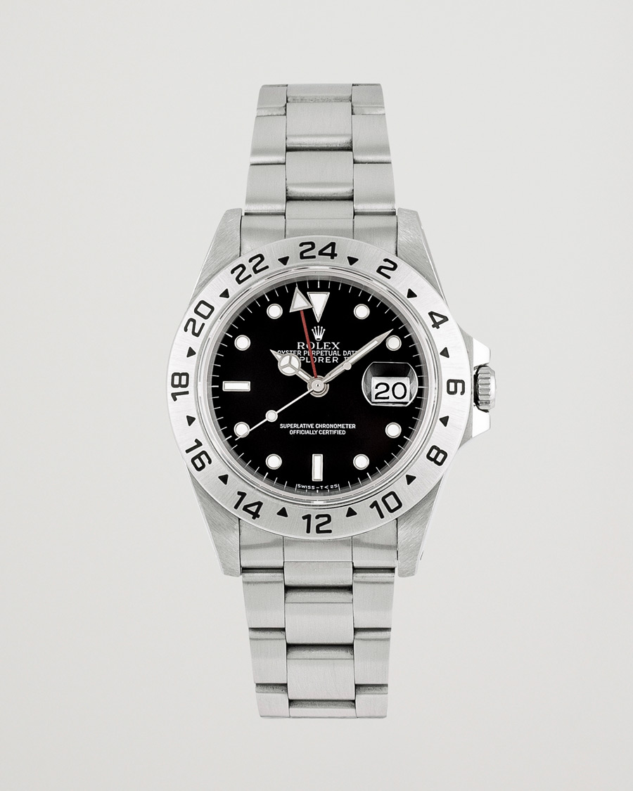 Hombres | Rolex Pre-Owned Explorer II 16570 Silver | Rolex Pre-Owned | Explorer II 16570 Silver