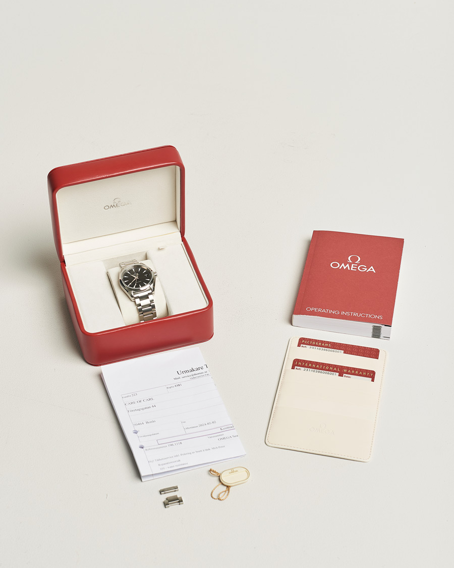 Hombres | Omega Pre-Owned Seamaster Aqua Terra Silver | Omega Pre-Owned | Seamaster Aqua Terra Silver