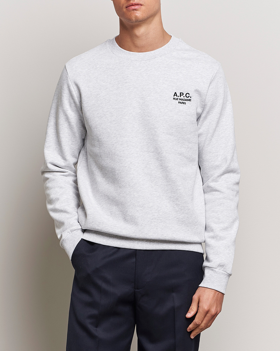 Men | Clothing | A.P.C. | Sweatshirt Rue Madame Grey Chine