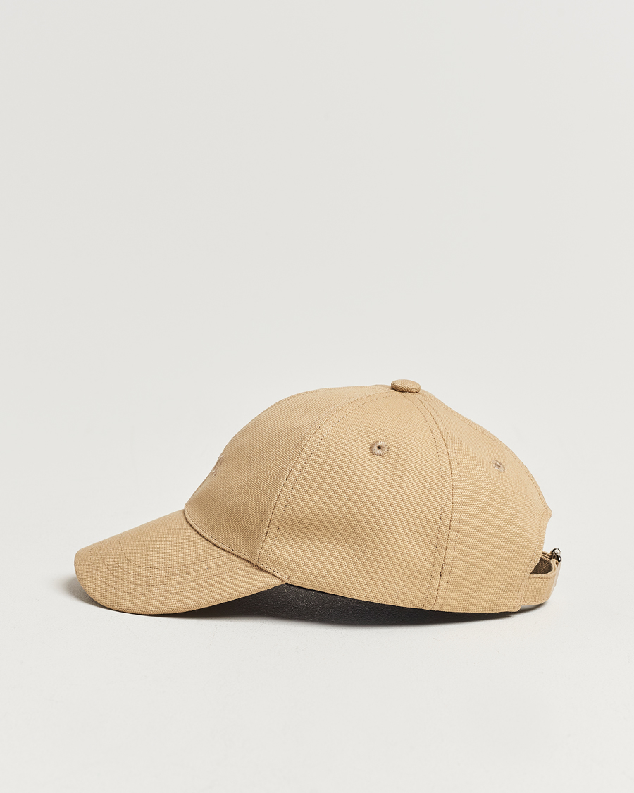 Hombres | A.P.C. Charlie Baseball Cap Dark Beige | A.P.C. | Charlie Baseball Cap Dark Beige