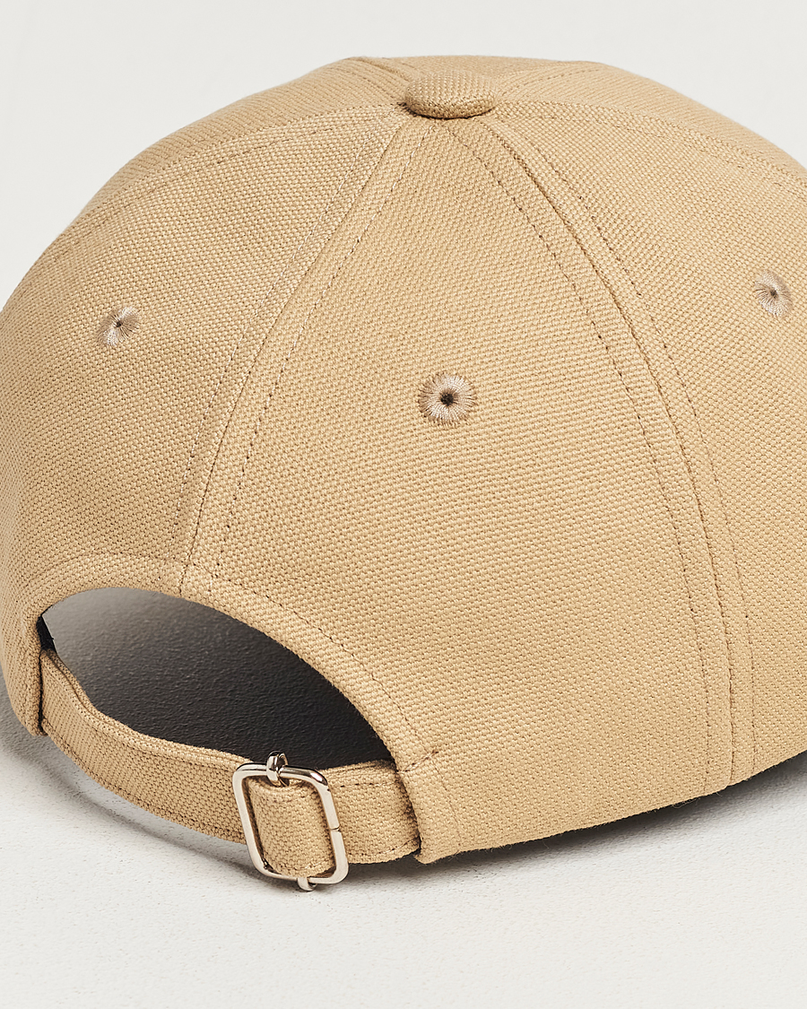 Hombres | A.P.C. Charlie Baseball Cap Dark Beige | A.P.C. | Charlie Baseball Cap Dark Beige