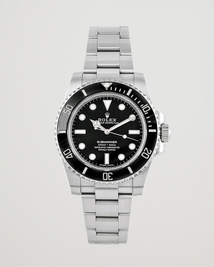 Hombres | Rolex Pre-Owned Submariner 114060 Silver | Rolex Pre-Owned | Submariner 114060 Silver