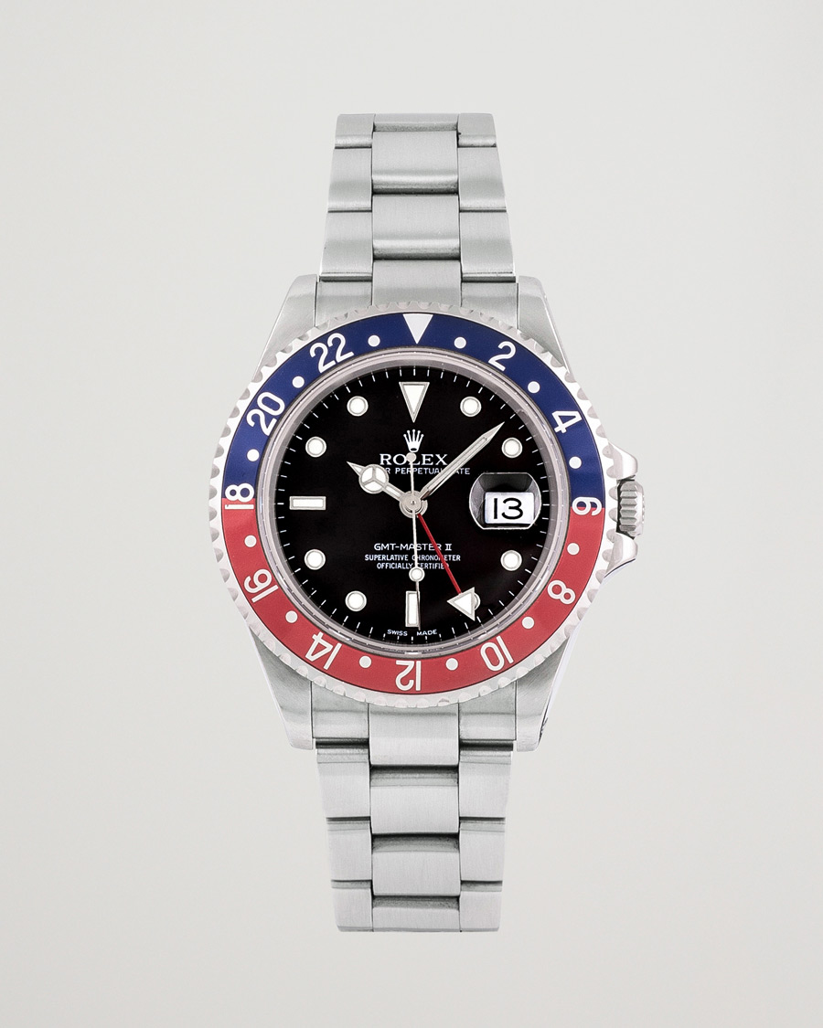 Hombres | Rolex Pre-Owned GMT 16710 Silver | Rolex Pre-Owned | GMT 16710 Silver