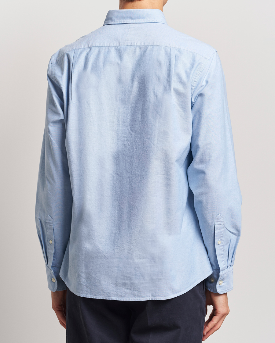 Hombres | Camisas | Charles Tyrwhitt | Button Down Stretch Oxford Shirt Sky Blue