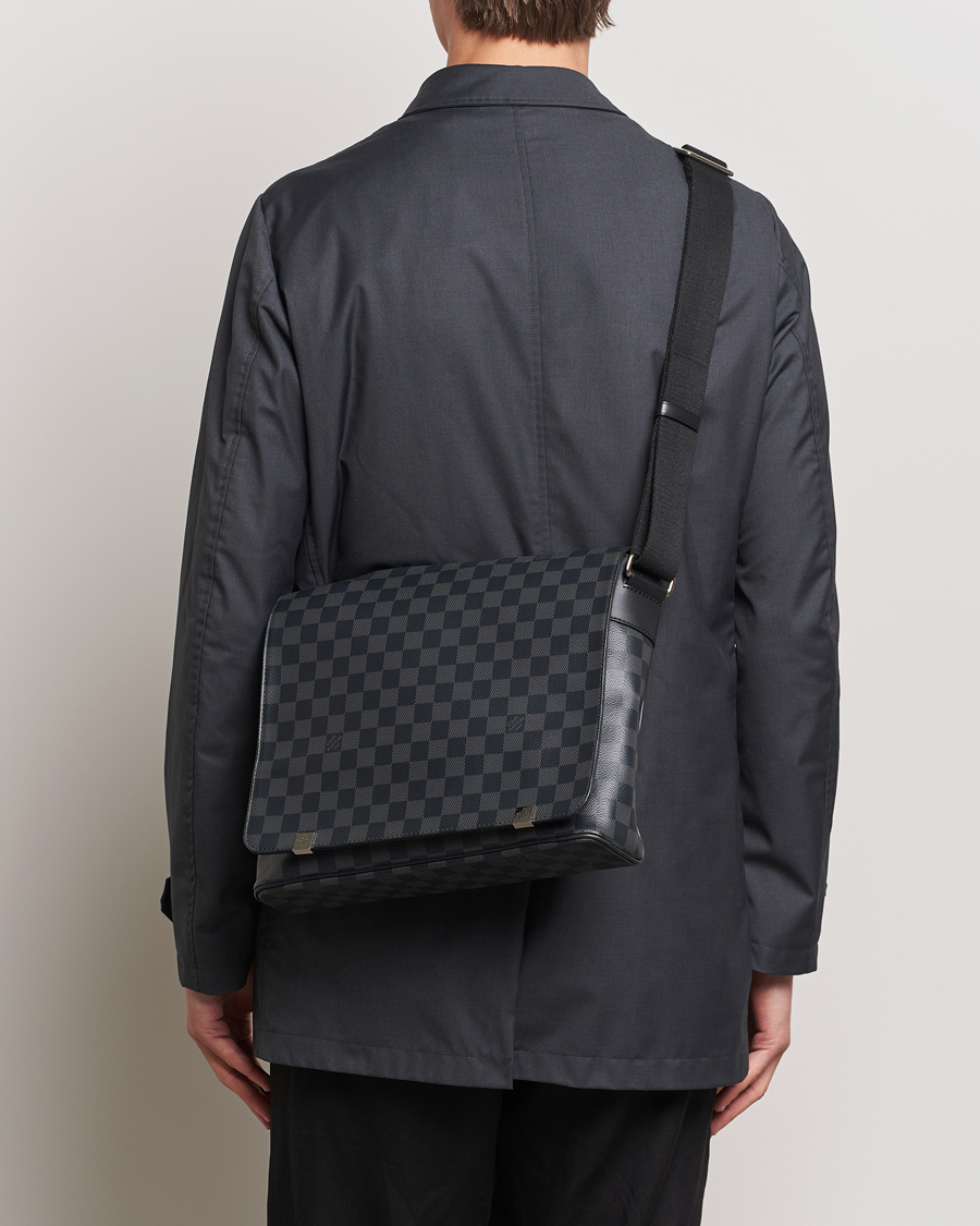 Hombres | Pre-Owned & Vintage Bags | Louis Vuitton Pre-Owned | District PM Messenger Bag Damier Graphite