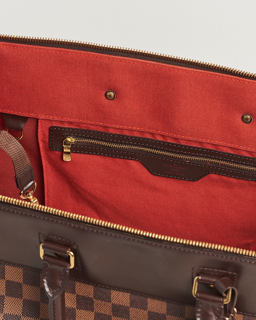 Hombres | Louis Vuitton Pre-Owned Greenwich PM Weekendbag Damier Ebene | Louis Vuitton Pre-Owned | Greenwich PM Weekendbag Damier Ebene