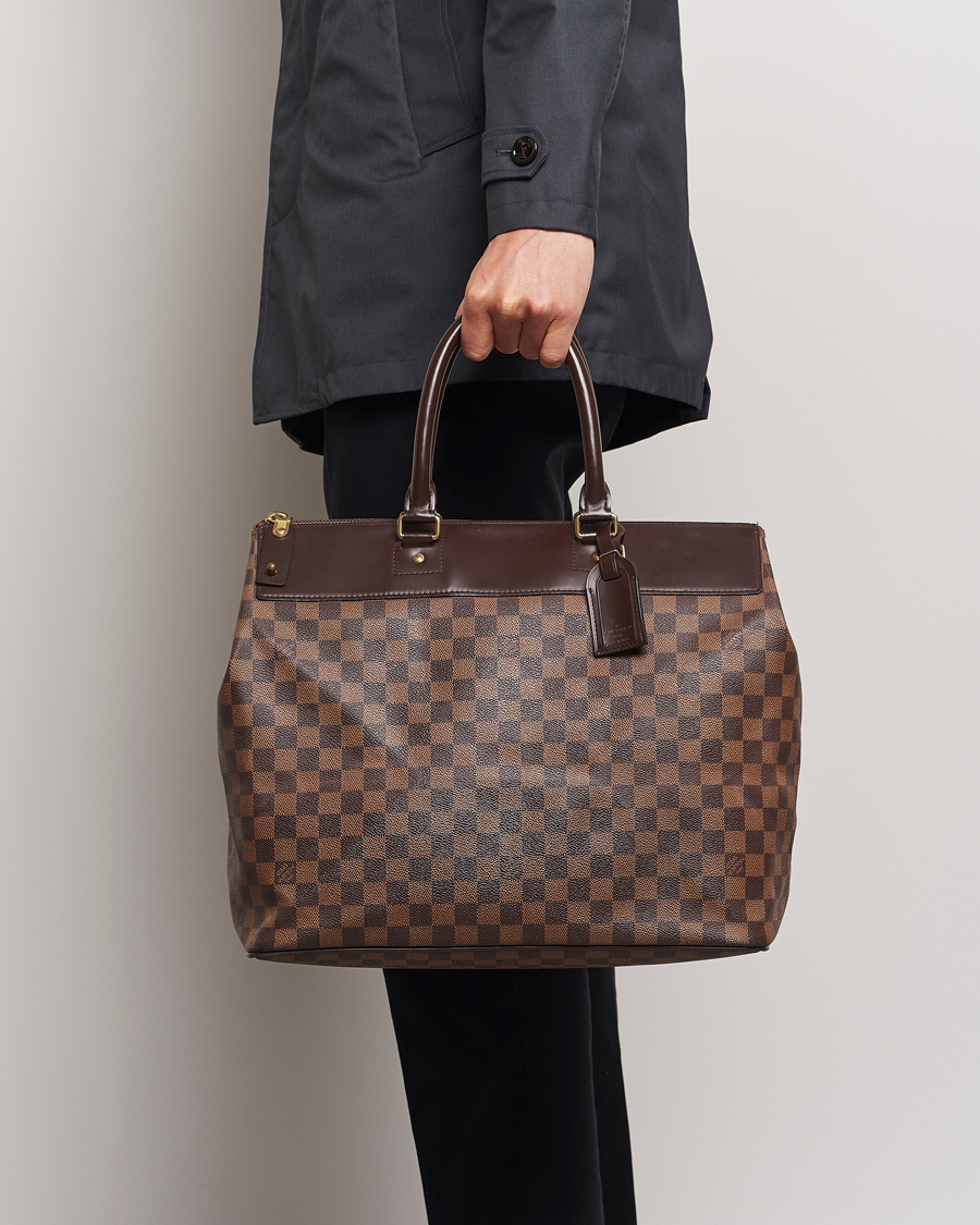 Hombres | Louis Vuitton Pre-Owned Greenwich PM Weekendbag Damier Ebene | Louis Vuitton Pre-Owned | Greenwich PM Weekendbag Damier Ebene