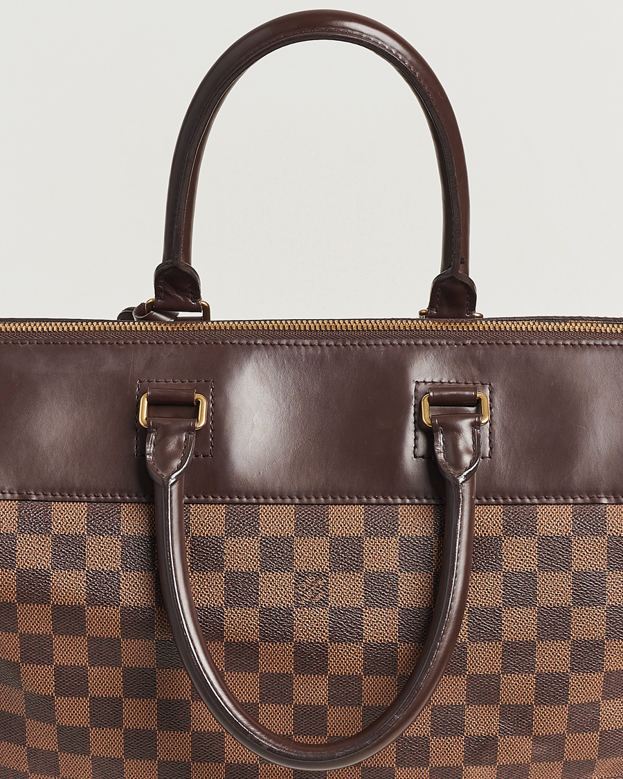 Hombres | Louis Vuitton Pre-Owned Greenwich PM Weekendbag Damier Ebene | Louis Vuitton Pre-Owned | Greenwich PM Weekendbag Damier Ebene