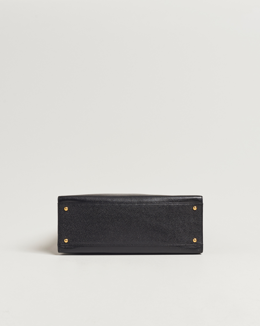 Hombres | Chanel Pre-Owned Chain Tote Bag Black | Chanel Pre-Owned | Chain Tote Bag Black