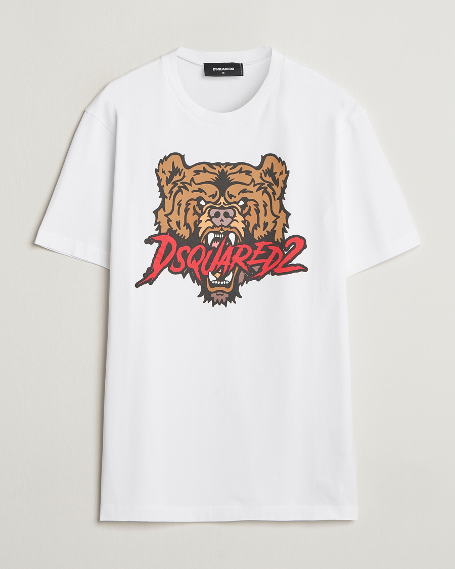 Hombres | Camisetas | Dsquared2 | Bear T-Shirt White