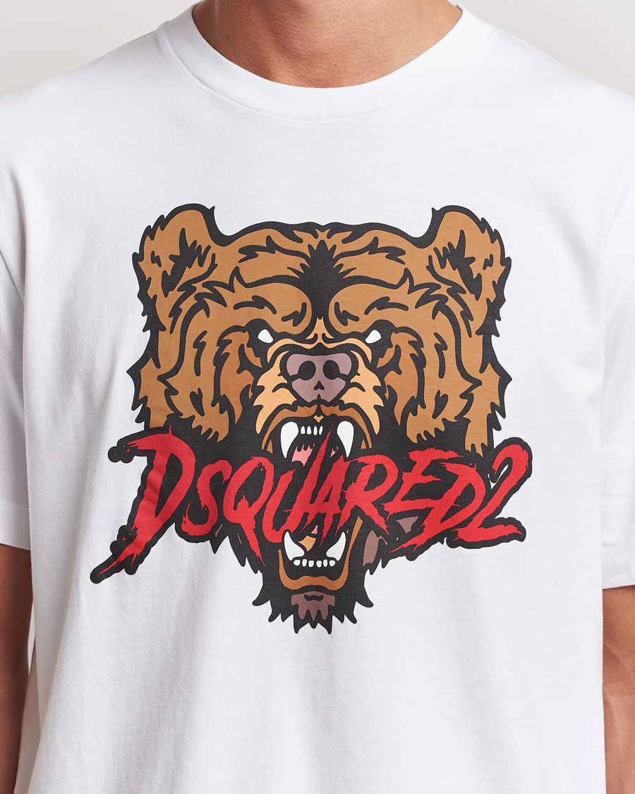 Hombres | Camisetas | Dsquared2 | Bear T-Shirt White