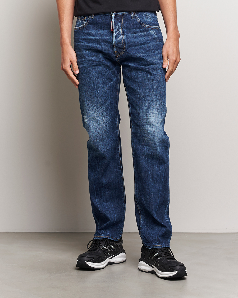 Hombres |  | Dsquared2 | 642 Loose Jeans Medium Blue