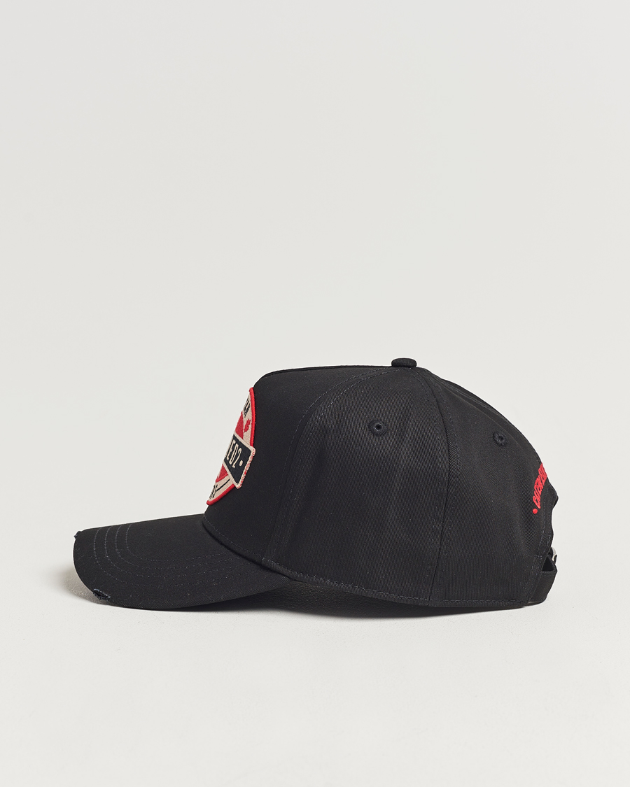 Hombres | Sombreros y gorras | Dsquared2 | Brothers Logo Baseball Cap Black