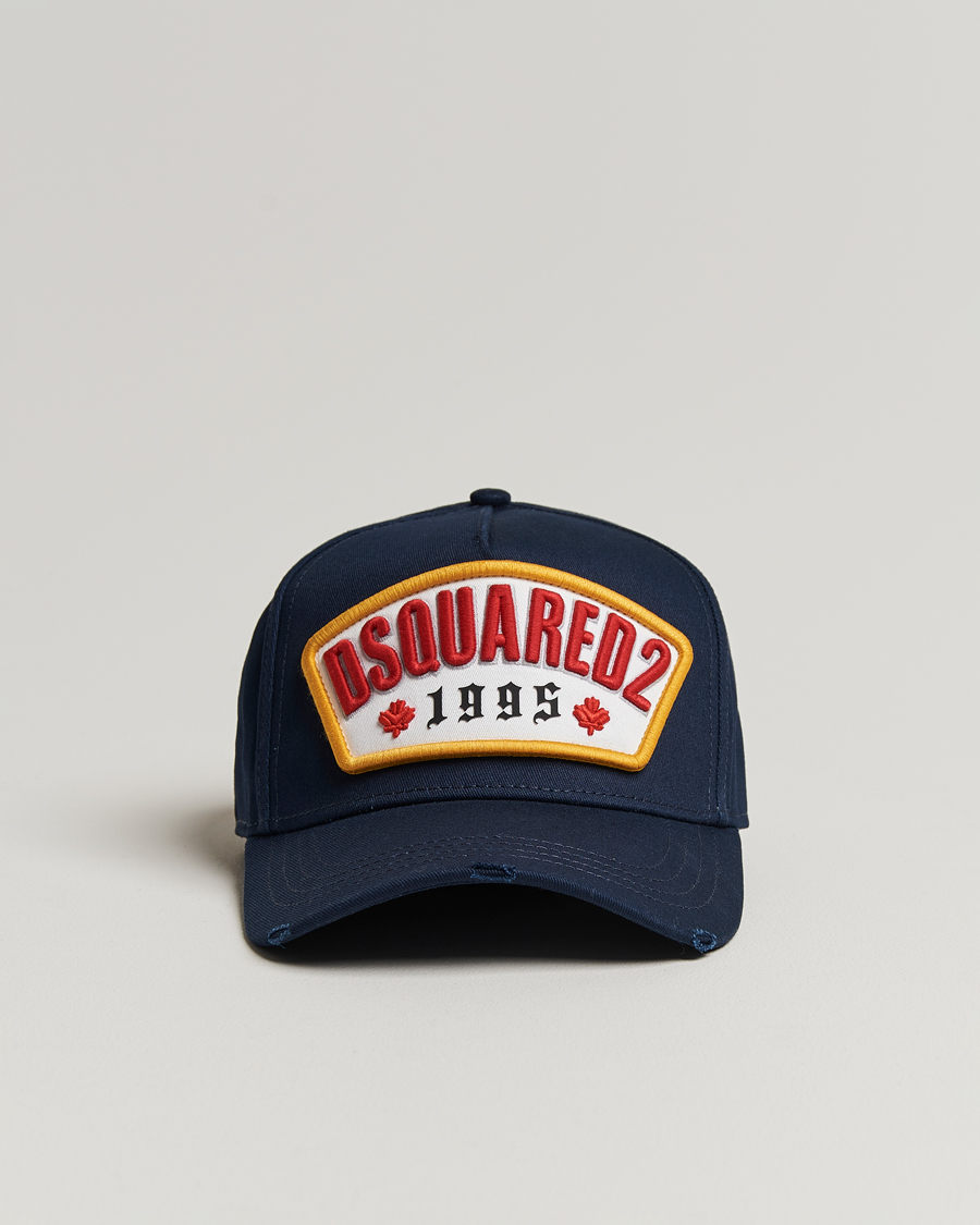 Hombres | Dsquared2 Logo Baseball Cap Navy | Dsquared2 | Logo Baseball Cap Navy