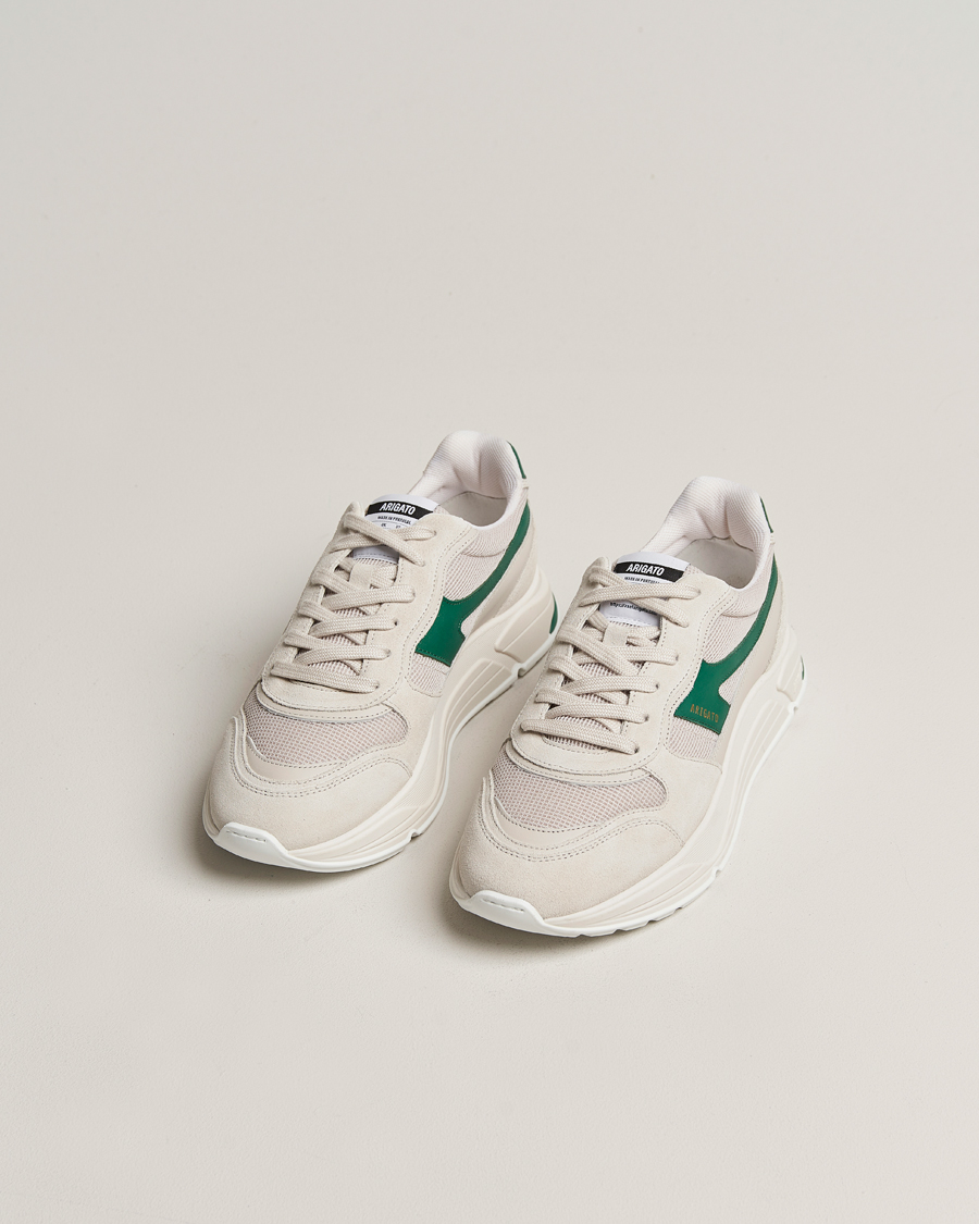 Hombres | Axel Arigato Rush-A Sneaker Beige/Green | Axel Arigato | Rush-A Sneaker Beige/Green