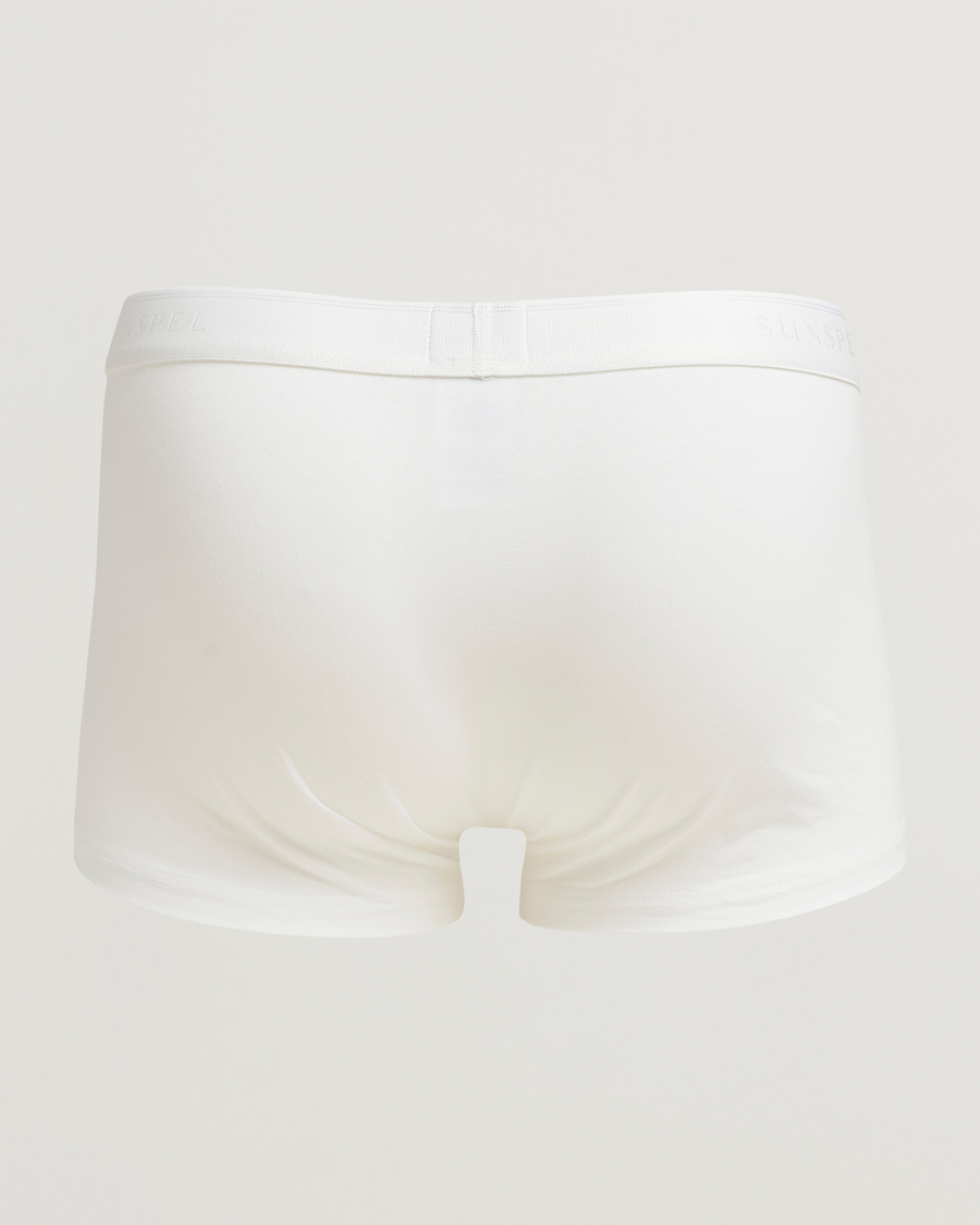 Hombres | Ropa interior y calcetines | Sunspel | 3-Pack Cotton Stretch Trunk White