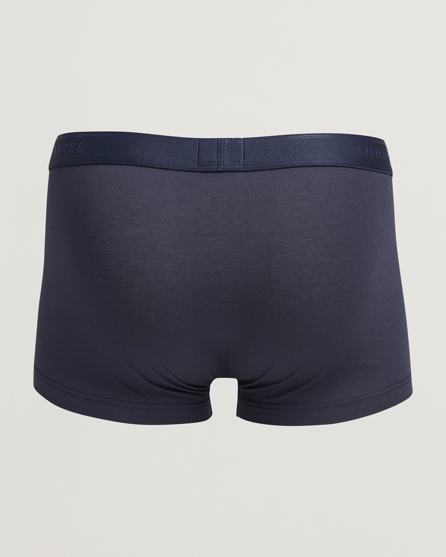 Hombres | Ropa interior y calcetines | Sunspel | 3-Pack Cotton Stretch Trunk Navy