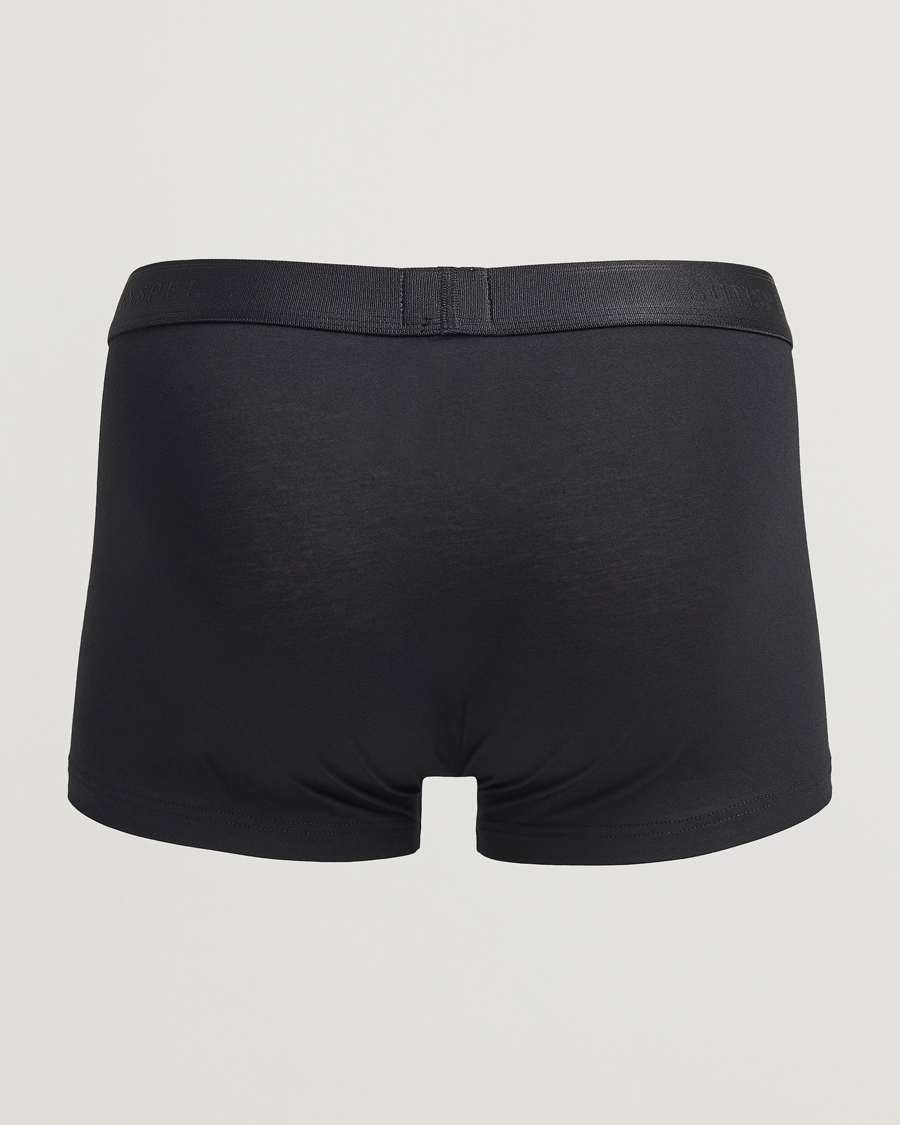 Hombres | Ropa interior y calcetines | Sunspel | 3-Pack Cotton Stretch Trunk Black